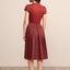 Kruger Long Dirndl 2pc 70cm "Zanira" red