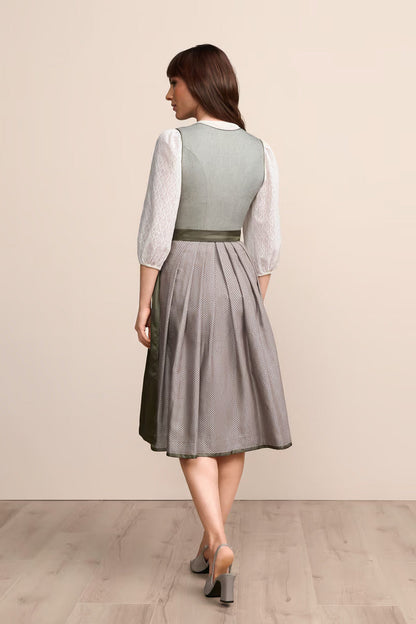 Kruger Long Dirndl 2pcs. 70cm "Maralda" green