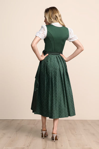 Kruger Long Dirndl 2pcs. 80cm "Masha" green