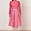 Kruger Midi Dirndl 2pcs. 70cm "Amandine" red