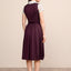 (new) Kruger Long Dirndl 2pcs. 70cm "Cinja" maroon