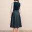 Kruger Long Dirndl 2pcs. 70cm "Lynette" blue