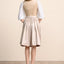Kruger Midi Dirndl 2pcs. 60cm "Lysandra" biege