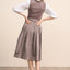 Kruger Long Dirndl 2pcs. 70cm "Ceressida" brown