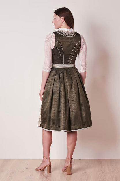 Kruger Long Dirndl 2pcs. 70cm "Anouk" grun (closeout 36)