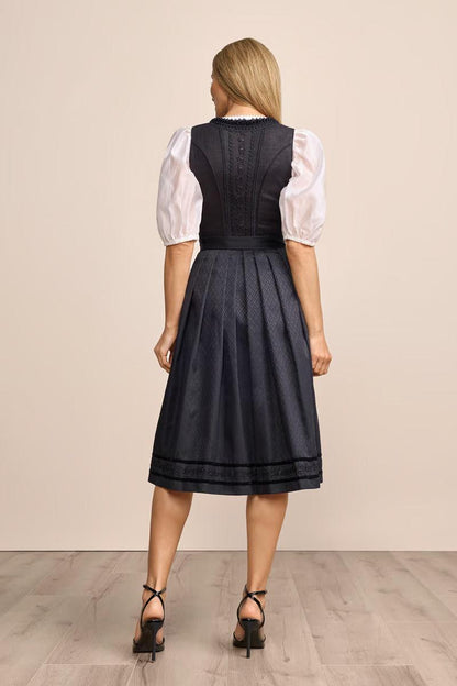 Kruger Long Dirndl 2pcs. 70cm "Verity" black