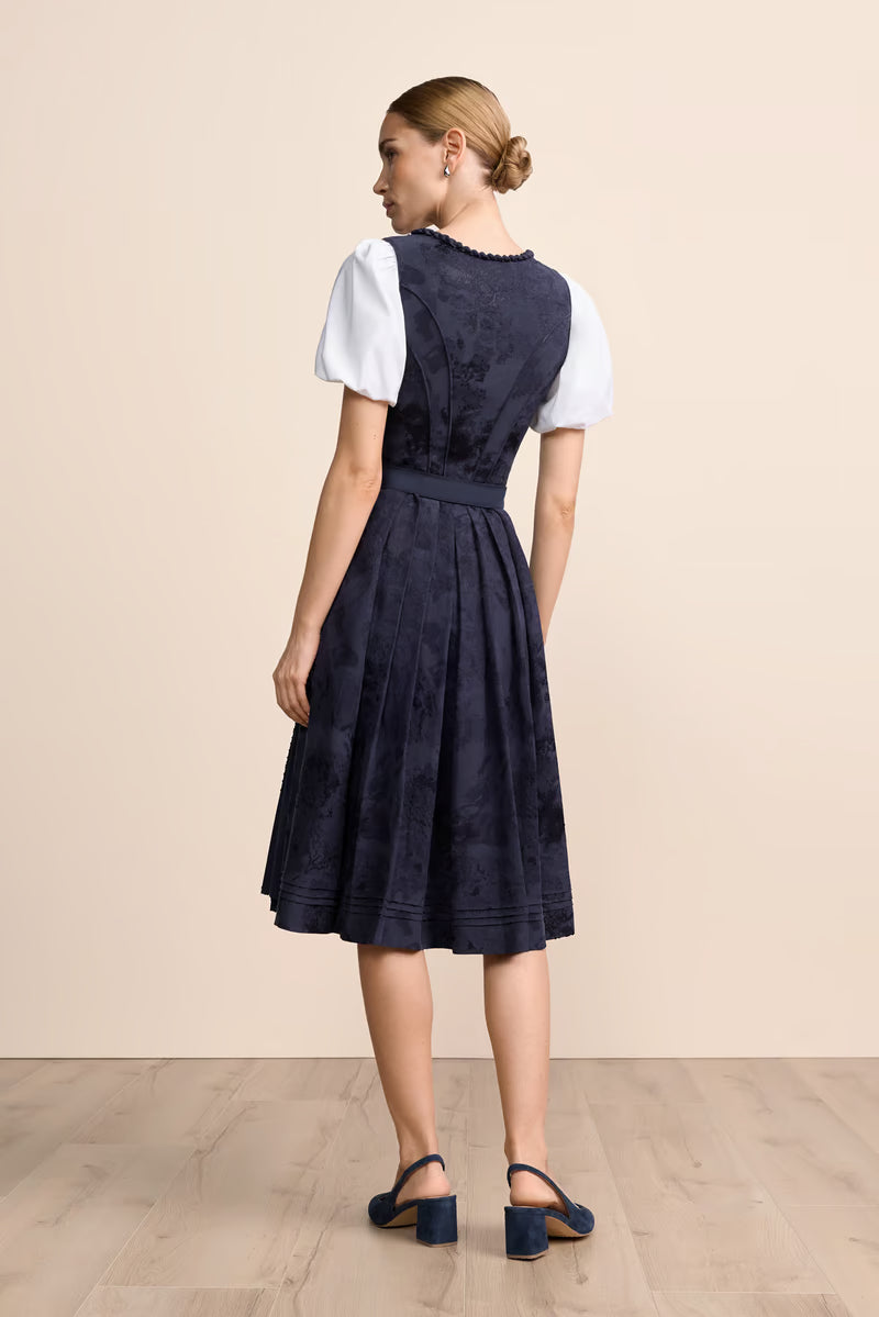 Kruger Calyssia Long Dirndl, Blue — 70cm 2pc Set