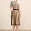 Kruger Long Dirndl 2pcs. 70cm "Micaela" brown
