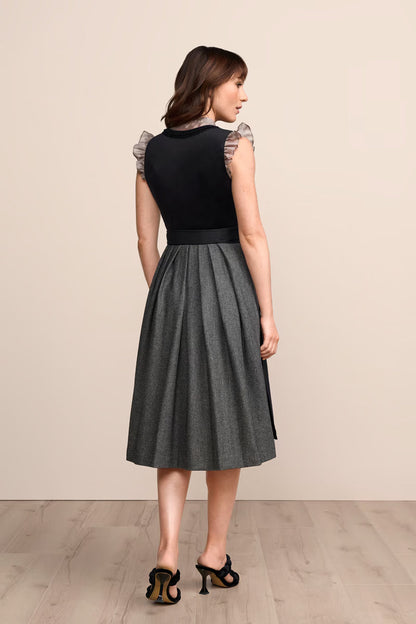 Kruger Long Dirndl 2pcs. 70cm "Velia" black
