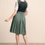 Kruger midi Dirndl 2pcs. 60cm "Elira" green