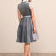 (new) Kruger Midi Dirndl 2pcs. 60cm "Milda" gray