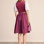 Kruger Midi Dirndl 2pcs. 60cm "Ayuna" pink