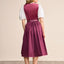 Kruger Long Dirndl 2pcs. 70cm "Ayuna" pink