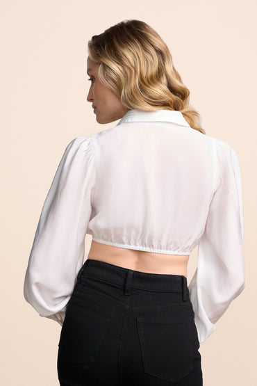 Kruger Clair dirndl blouse in ecru, styled