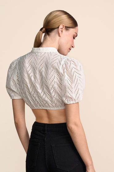 Kruger Ilvy dirndl blouse in ecru, styled