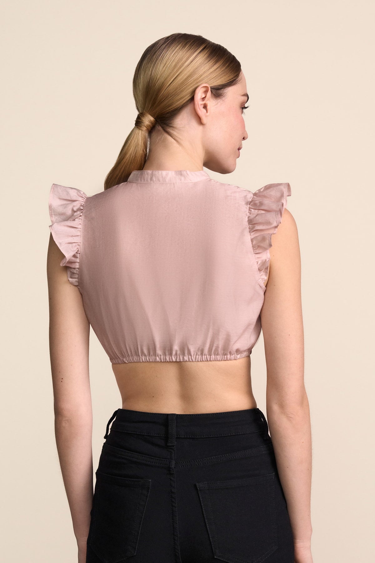 Kruger Fenna dirndl blouse in rose, styled