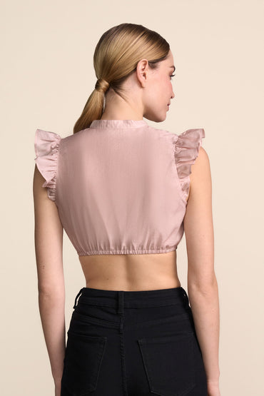 Kruger Fenna dirndl blouse in rose, styled