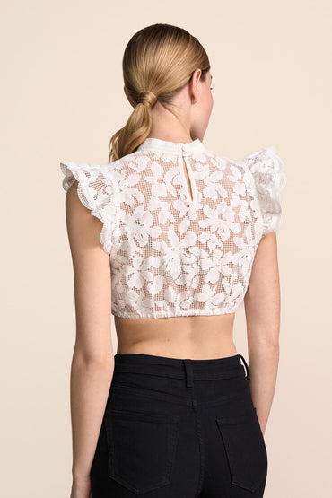 Kruger Yolanda dirndl blouse in ecru, styled
