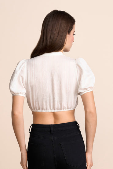Kruger Jovika dirndl blouse in ecru, styled