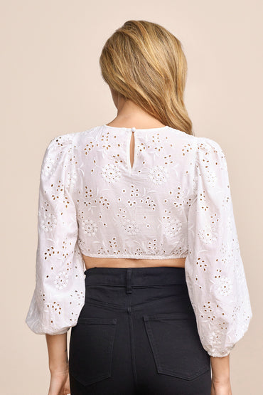 Kruger Elya dirndl blouse in ecru, styled