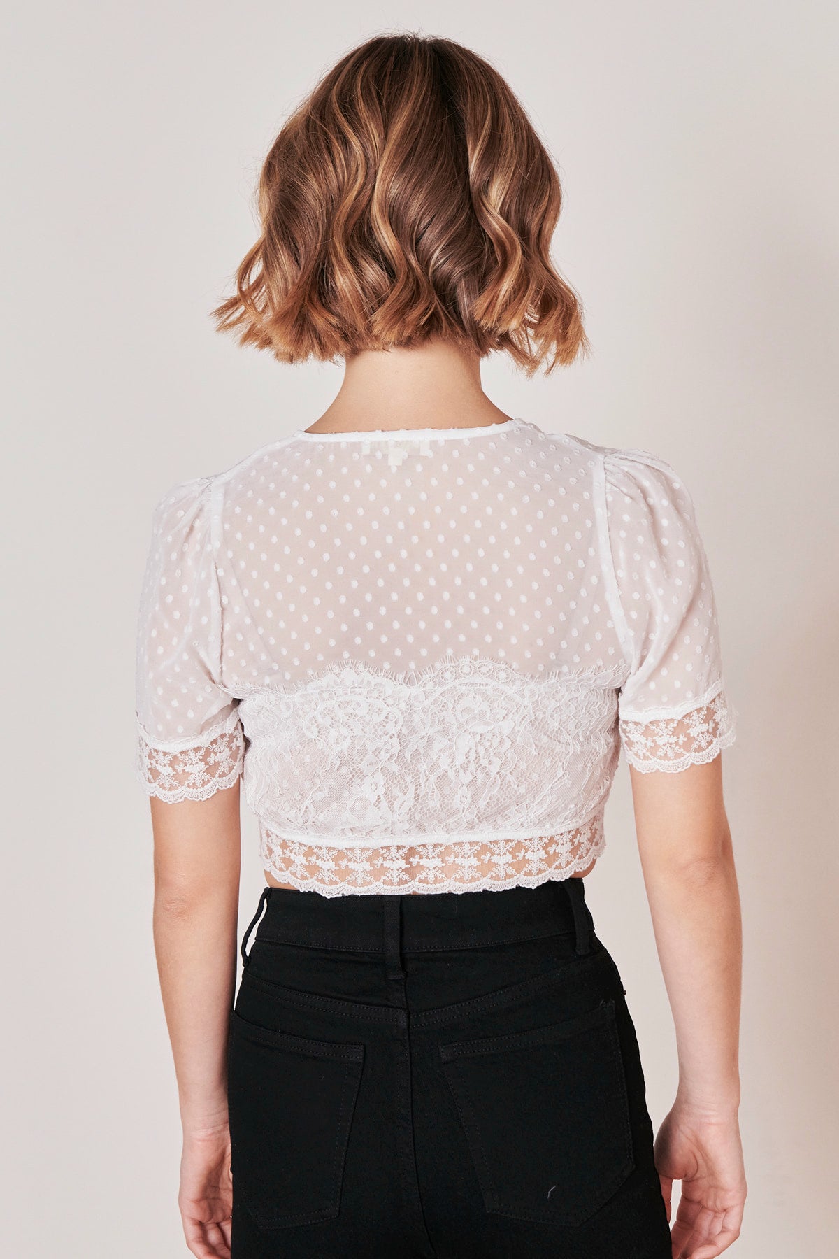 Kruger Marianna dirndl blouse in ecru, styled