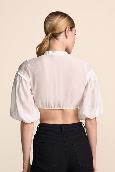 Kruger Aveline dirndl blouse in ecru, styled