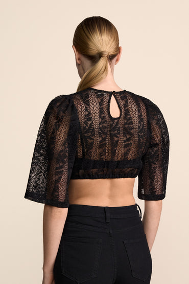 Kruger Marly dirndl blouse in black, styled