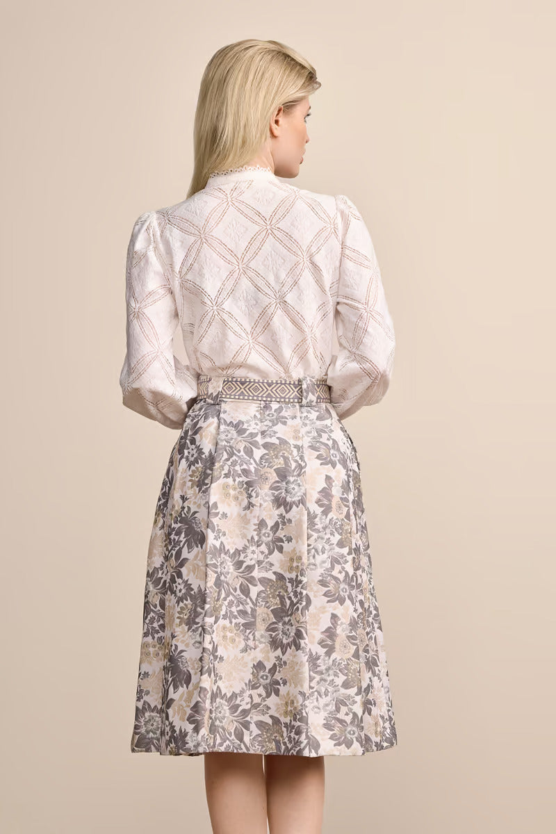 Kruger Trad Skirt 1pc.  65cm "Catelyn" grey