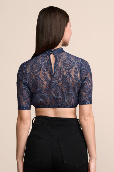 Kruger Annesca dirndl blouse in blue, styled