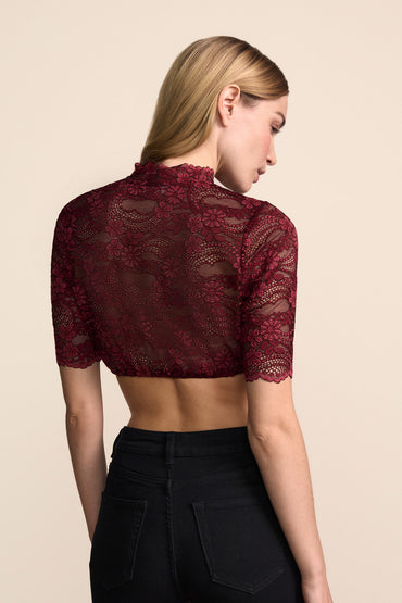 Kruger Philina dirndl blouse in red, styled