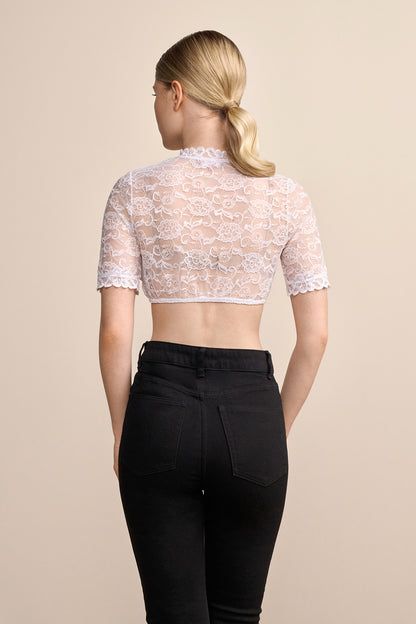 Kruger Josefa dirndl blouse in white, styled