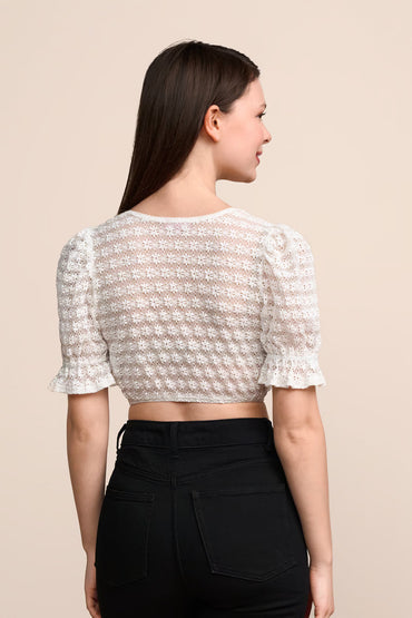 Kruger Dirndl Blouse "Deike" ecru