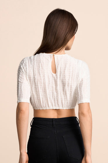 Kruger Elowea dirndl blouse in ecru, styled