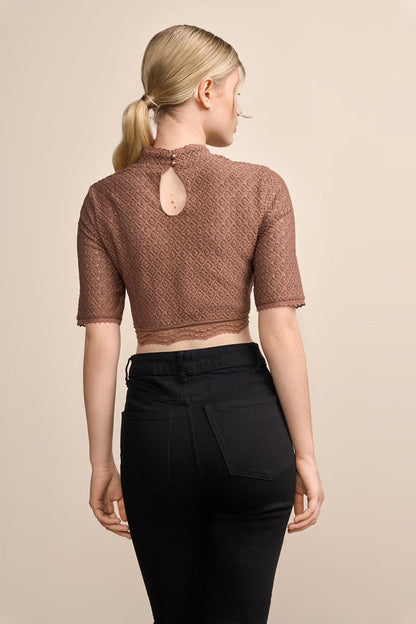 Kruger Dirndl Blouse "Danica" brown