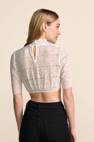 Kruger Marilea dirndl blouse in ecru, styled