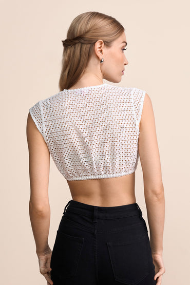 Kruger Sorelia dirndl blouse in ecru, styled