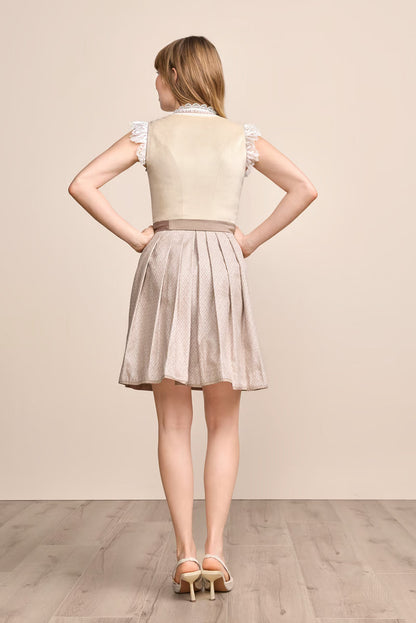 Kruger Mini Dirndl 2pcs. 50cm "Auri" beige (36)