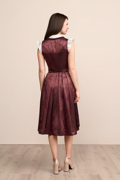 Kruger Long Dirndl 2pcs. 70cm "Carline" red