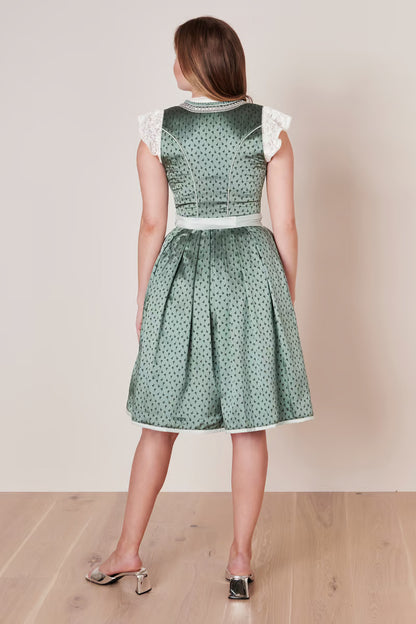 Kruger Midi Dirndl 2pcs. 60cm "Hira" green