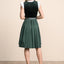 Kruger Midi Dirndl 2pcs. 60cm "Avelyn" green