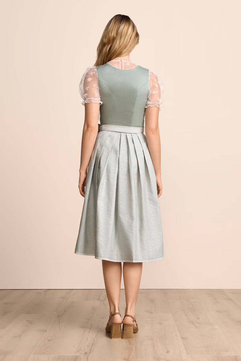 Kruger Della Long Dirndl, Green — 70cm 2pc Set
