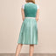 Kruger Midi Dirndl 2pcs. 60cm "Delea" green