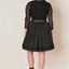 Kruger Midi Dirndl 2pcs. 50cm "Adalyn" black
