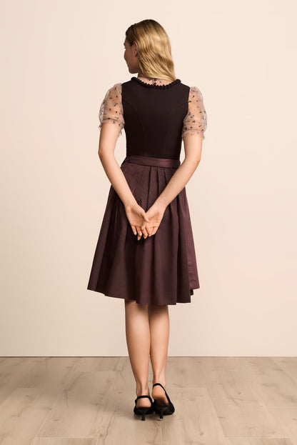 Kruger Orlinae Midi Dirndl, Red — 60cm 2pc Set