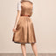 Kruger Mini Dirndl 2pcs. 50cm "Maris" brown (size 36)