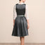 Kruger Midi Dirndl 2pcs. 60cm "Lunessa" green