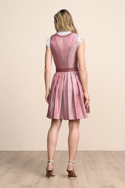 Kruger Mini Dirndl 2pc 50cm "Serenai" pink (36,40)