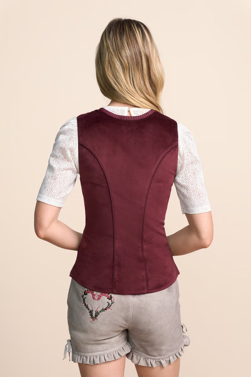 Kruger Traditional Bodice "Dilia" red