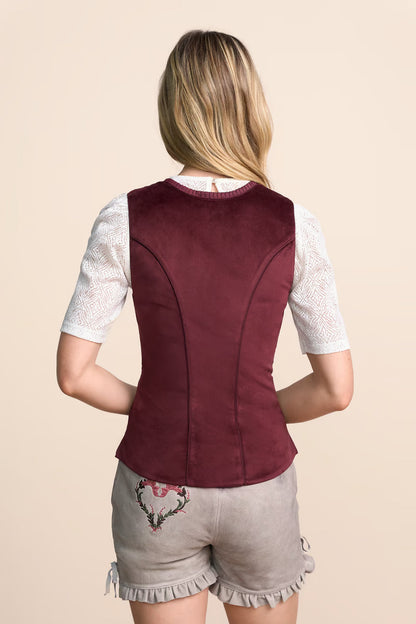 Kruger Traditional Bodice "Dilia" red