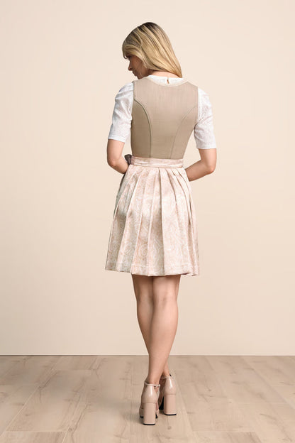 Kruger Mini Dirndl 2pc 50cm "Vivianna" brown